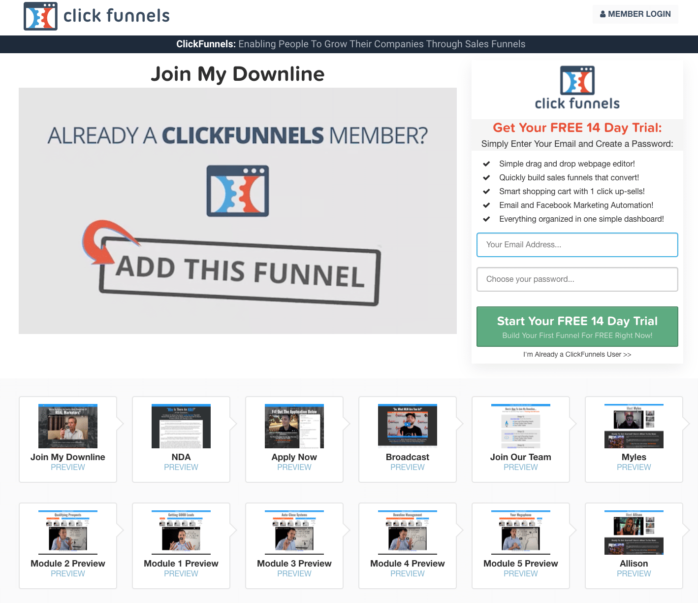 The What Network Marketing Companies Allow Clickfunnels Ideas